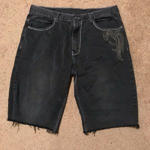 Y2K embroidered Jorts